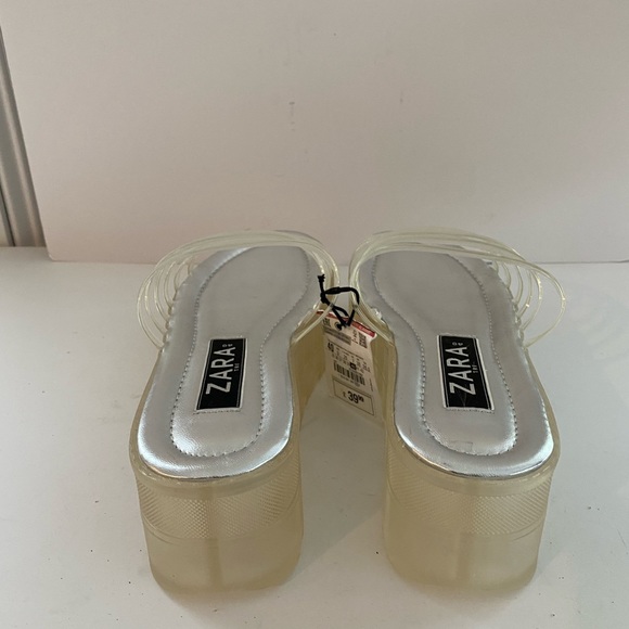 Zara gummy sandals new - Picture 5 of 8